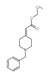 (1-苄基-哌啶-4-亚丙基)-乙酸乙酯结构式