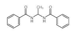 N-(1-benzamidoethyl)benzamide结构式