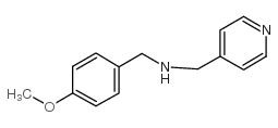 (4-甲氧基-苄基)-吡啶-4-甲胺结构式