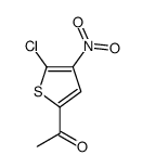 1-(5-氯-4-硝基噻吩-2-基)乙酮结构式