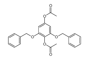 1,2-dibenzyloxy-1,4-hydroquinone-diacetate Structure
