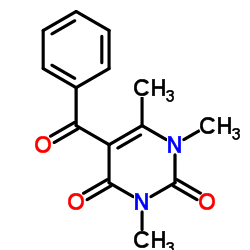 5-苯甲酰基-1,3,6-三甲基-2,4(1H,3H)- 嘧啶二酮结构式