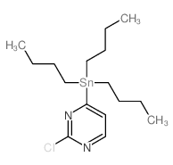 2-氯-4-三丁基锡嘧啶结构式