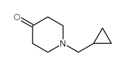 1-(环丙基甲基)哌啶-4-酮结构式