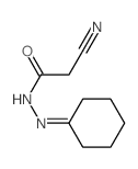 2-cyano-N-(cyclohexylideneamino)acetamide Structure