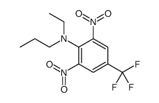 N-ethyl-2,6-dinitro-N-propyl-4-(trifluoromethyl)aniline结构式