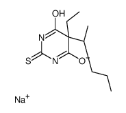 R-(+)-Thiopental sodium结构式