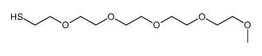 3,6,9,12,15-五氧杂十六烷-1-硫醇结构式