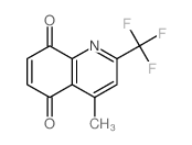 4-methyl-2-(trifluoromethyl)quinoline-5,8-dione Structure