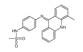 N-[4-[(4-methylacridin-9-yl)amino]phenyl]methanesulfonamide Structure