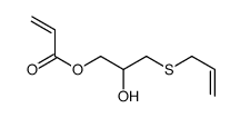 (2-hydroxy-3-prop-2-enylsulfanylpropyl) prop-2-enoate Structure