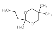 1,3-Dioxane,2,5,5-trimethyl-2-propyl-结构式