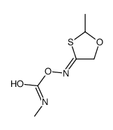 [(Z)-(2-methyl-1,3-oxathiolan-4-ylidene)amino] N-methylcarbamate Structure