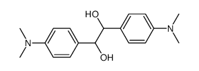 1,2-bis[4-(dimethylamino)phenyl]-1,2-ethanediol结构式
