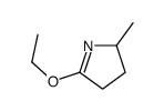 5-ethoxy-2-methyl-3,4-dihydro-2H-pyrrole结构式