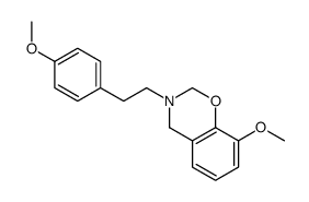 8-methoxy-3-[2-(4-methoxyphenyl)ethyl]-2,4-dihydro-1,3-benzoxazine结构式