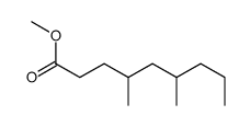 4,6-Dimethylnonanoic acid methyl ester Structure