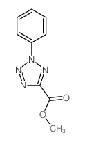 methyl 2-phenyltetrazole-5-carboxylate结构式