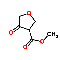 4-氧代四氢呋喃-3-羧酸甲酯结构式