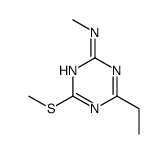 4-ethyl-N-methyl-6-methylsulfanyl-1,3,5-triazin-2-amine Structure
