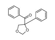 phenyl-(4-phenyl-1,3-dioxolan-4-yl)methanone结构式