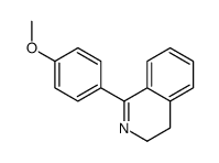 1-(4'-METHOXY)-PHENYL-3,4-DIHYDRO-ISOQUINOLINE结构式