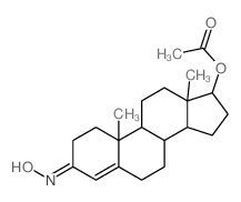 [(3Z)-3-hydroxyimino-10,13-dimethyl-1,2,6,7,8,9,11,12,14,15,16,17-dodecahydrocyclopenta[a]phenanthren-17-yl] acetate结构式