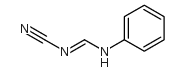 N-cyano-N-phenyl-methanimidamide Structure