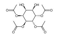 3,4,5,6-tetra-O-acetyl-allo-inositol Structure