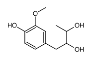 1-(4-hydroxy-3-methoxyphenyl)butane-2,3-diol Structure