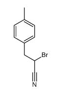 2-溴-3-(4-甲基苯基)丙腈结构式