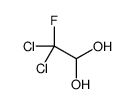 2,2-dichloro-2-fluoroethane-1,1-diol Structure