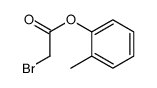 Bromoacetic acid, 2-methylphenyl ester structure