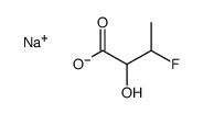 3-Fluoro-2-hydroxybutyric acid sodium salt Structure