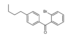 2-BROMO-4'-N-BUTYLBENZOPHENONE Structure