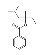 1-[(dimethylamino)methyl]-1-methylpropyl benzoate Structure