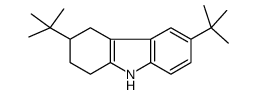 3,6-ditert-butyl-2,3,4,9-tetrahydro-1H-carbazole Structure