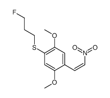 1-(3-fluoropropylsulfanyl)-2,5-dimethoxy-4-(2-nitroethenyl)benzene Structure