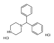 1-(Diphenylmethyl)piperazine dihydrochloride Structure