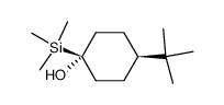 4-(2-methylpropyl)-1a-(trimethylsilyl)cyclohexanol Structure