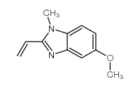2-乙烯-5-甲氧基-1-甲基-1H-苯并咪唑结构式