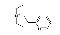 (2-(2-Pyridyl)ethyl)diethylmethylammonium Structure