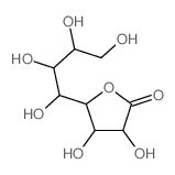 α,β-葡糖辛酸γ-内酯结构式