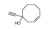 1-Ethinylcyclooct-3-enol结构式