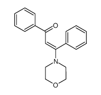 (E)-3-morpholin-4-yl-1,3-diphenylpropenone结构式