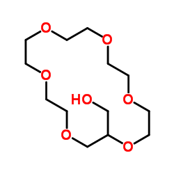 2-(羟甲基)-18-冠6-醚结构式