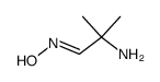 α-amino-isobutyraldehyde-oxime结构式