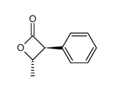 trans-4-Methyl-3-phenyl-2-oxetanon结构式