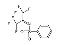 N-(1,1,1,3,3,3-hexafluoropropan-2-ylidene)benzenesulfonamide结构式