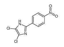 4,5-dichloro-2-(4-nitrophenyl)-1H-imidazole结构式